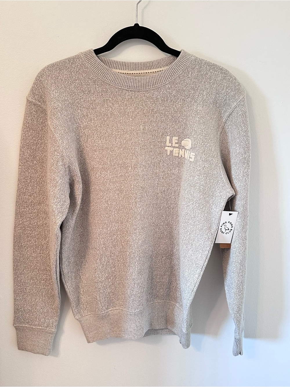 Heather Gray Women's Crewneck Le Tennis Sweatshirt